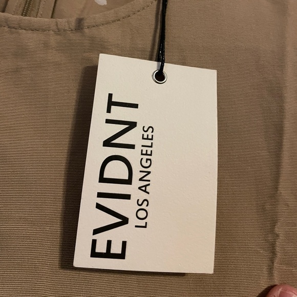 NWT Evidnt Los Angeles Tan Blouse Top Jacket Size Small or Large Available Basic - Picture 3 of 8